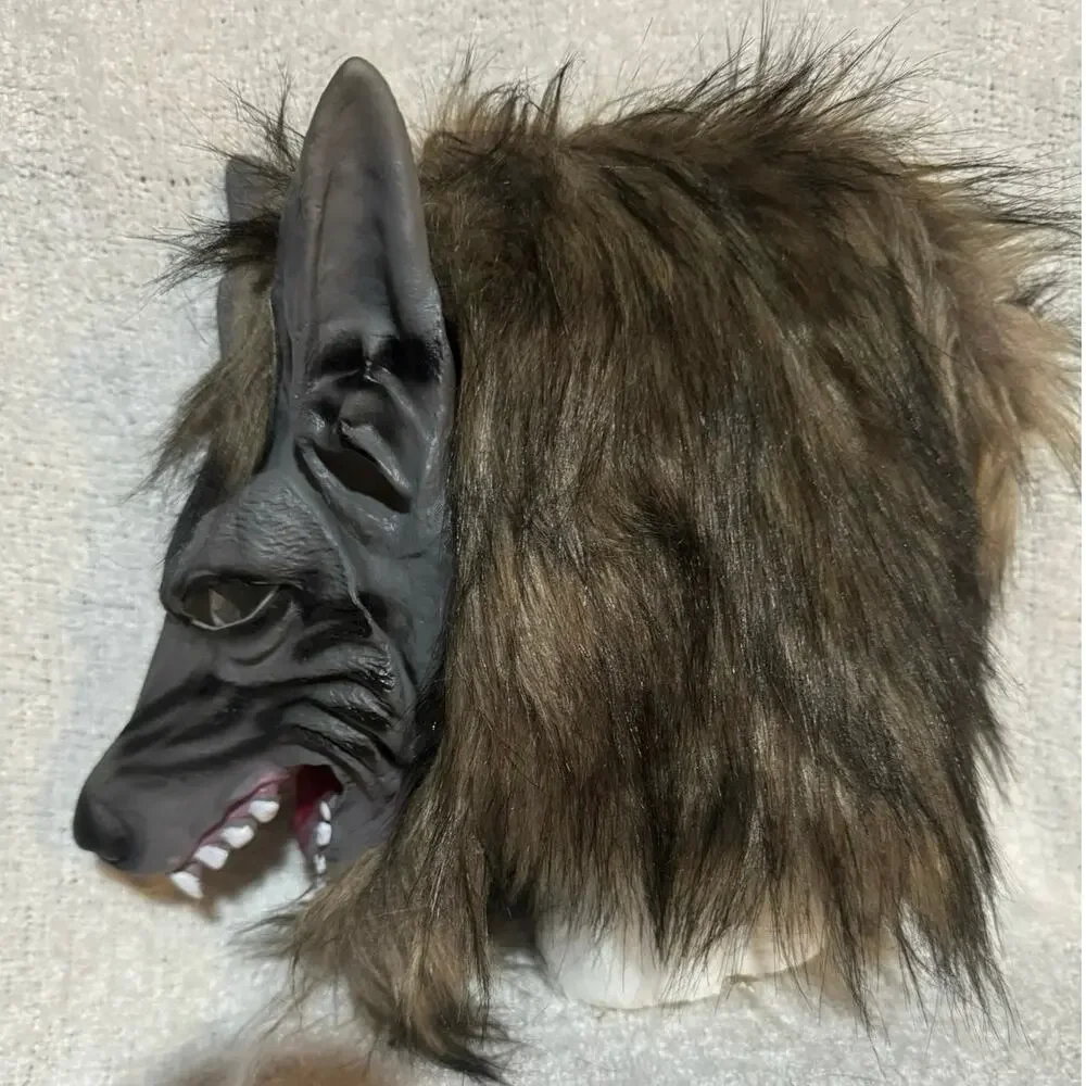 Wolf Mask With Glove Wolf Hands For Large Youth or Small Adult